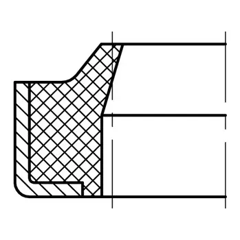 Hydraulický filtr Stírací kroužek AM43 35x45x5/7 NBR/KOV DIN Rubena