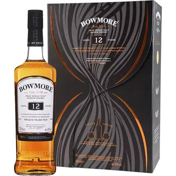Likér Bowmore Aged 12 Years + 2 sklenice 0,7 l 40 %