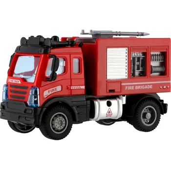 autíčko TEDDIES Hasičské auto na zpětné natažení
