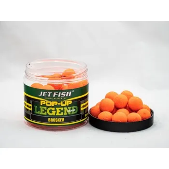 Boilies Jetfish Jet Fish Pop-up Legend Range - Broskev - 12mm