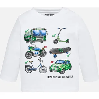 Dívčí tričko Triko MAYORAL bílé DOPRAVA - 12 měsíců