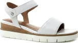 TAMARIS 28203-42 white leather, dámské sandály