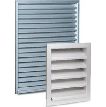 Větrací mřížka PZAL-710x710-S-UR se sítem a rámečkem