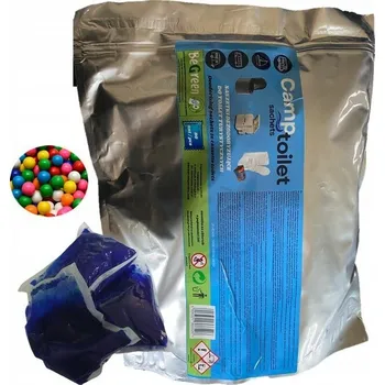 Chemické WC WC sáčky Blue Magic Aut Sachets BUBBLE GUM 80ks tablety do chemického WC