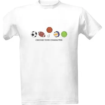 Pánská móda Tričko s potiskem choose basketball pánské