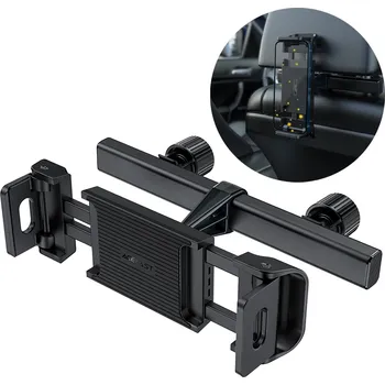 Držák do auta Držák Acefast na opěrku hlavy do auta pro telefon a tablet (šířka 135-230 mm) černý (D8 black)