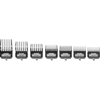 Příslušenství k holicímu strojku Prémiové přídavné hřebeny ANDIS Master 33645 - Set 7 ks (1,5 mm - 25 mm)