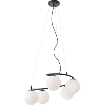 Světla a lustry REDO GROUP Černý lustr do obýváku Redo 01-2720 VOLLEY