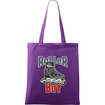Roller boy modern - Taška bavlněná - 42 x 38 cm ( Fialová )