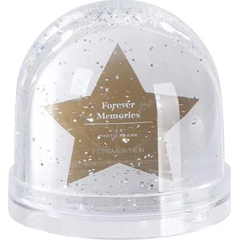 Vánoční dekorace Sněžítko se stříbrnými třpytkami