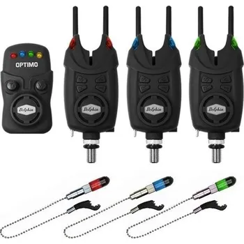 Signalizátor záběru DELPHIN - Sada signalizátorů Optimo 9V 3+1