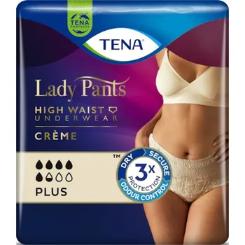 Kalhotky Natahovací absorpční kalhotky Tena Lady Pants Plus Creme L