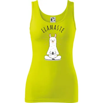 Yoga Llamaste - Dámské tílko - XS ( Limetková )