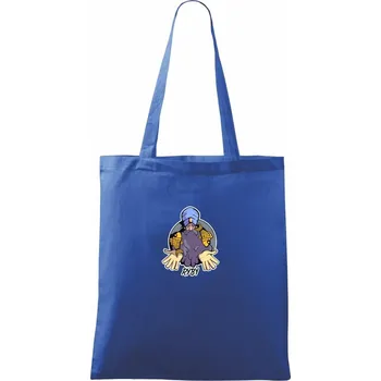 Nákupní taška Znamení komiks ryby - Taška bavlněná - 42 x 38 cm ( Královská modrá )