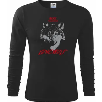Chlapecké tričko Wolf fightwear - Triko dětské Long Sleeve - 122 cm/6 let ( Černá )