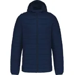 KARIBAN Pánská lehká zateplená bunda Down Jacket K6110 Velikost: S, Barva: námořní modrá