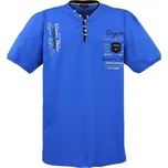 LAVECCHIA polokošile pánská 2042 nadměrná velikost modrá 8XL