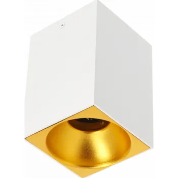 Stropní svítidlo TENSA, hliník, 90x90x140, IP20, GU10, čtverec, bílé