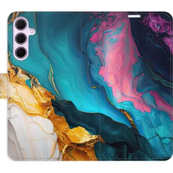 Pouzdro na mobilní telefon Flipové pouzdro iSaprio - Color Marble 31 - Samsung Galaxy A35 5G