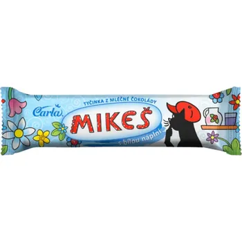 Čokoláda Tyčinka z mléčné čokolády Josef Lada s bílou náplní - KOCOUR MIKEŠ 35 g (Čokoládová tyčinka s koucourkem Mikešem od Josefa Lady z mléčné čokolády s bílou náplní 35 g)