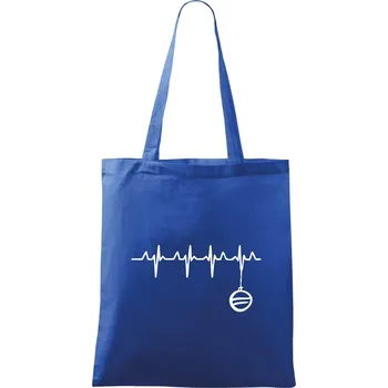Nákupní taška EKG Vánoční ozdoba - Taška bavlněná - 42 x 38 cm ( Královská modrá )