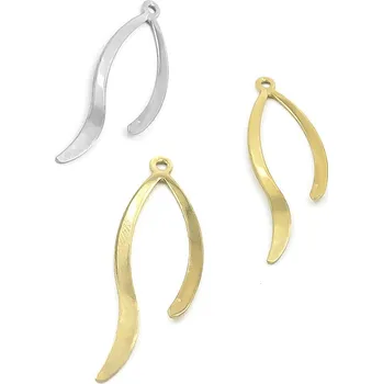 Materiál na výrobu šperku Ocelový Přívěsek 42mm -1ks - Nerez RL