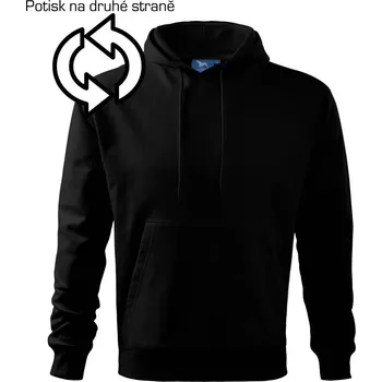 Pánská mikina Daddy - Daddys girl - Mikina pánská Cape s kapucí - 5XL ( Černá )