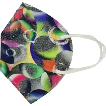 Respirátor FFP2 NR Weikang, barevný tisk 4, 1 ks