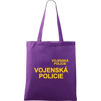 Vojenská Policie - Taška bavlněná - 42 x 38 cm ( Fialová )