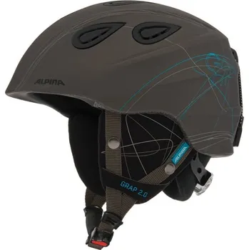 Lyžařská helma Alpina Grap 2.0 - šedá Velikost: 54-57