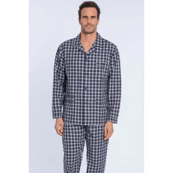 Pánské pyžamo Soft Cotton GUASCH Pánské pyžamo ZACARIAS L Tmavě modrá GUASCH Pánské pyžamo ZACARIAS L Tmavě modrá - 8431204631707