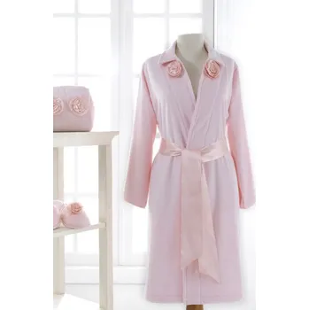 Dámský župan Soft Cotton Soft Cotton Dámský bambusový župan Rose + D&Aacute;RKY bambusové pantofle M Zelená Soft Cotton Dámský bambusový župan Rose M Zelená - 8698642043480