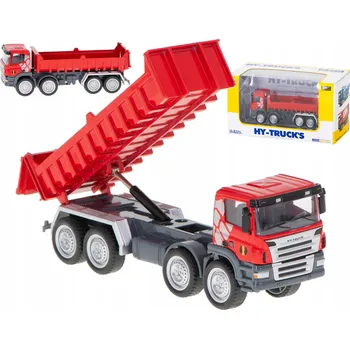 autíčko Sklápěčka Ikonka HY-Trucks KX5926 červená