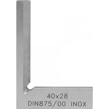 Úhloměr KINEX 4001-03-040 Úhelník nožový (vlasový) - přesný kalený 40x28 mm, DIN&nbsp;875