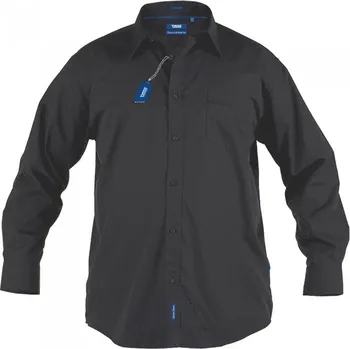 D555 košile pánská CORBIN Classic Regular nadměrná velikost 6XL černá