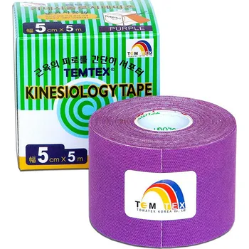 Tejpovací páska Tejpovací páska Temtex kinesiotape, 5 cm x 5 m Fialová