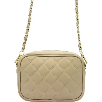 Kabelka Kožená kabelka Luka 20-060 béžová