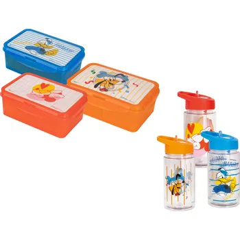 Svačinový box Disney Mickey láhev na pití / svačinový box