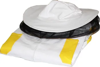 Včelařská kombinéza s kloboukem bílá/žlutá 54