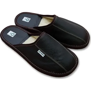 Dámská zimní obuv Luxusní pánské pantofle s ovčí vlnou 41