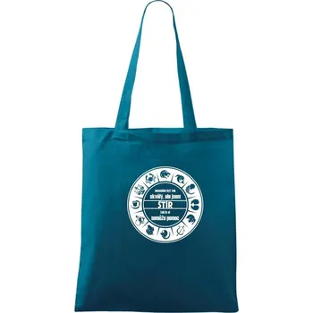 Nákupní taška Nesnáším být tak skvělý - Štír - Taška bavlněná - 42 x 38 cm ( Petrolejová )