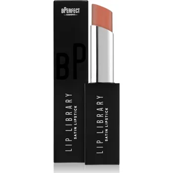 Přípravek na rty BPerfect Lip Library Satin krémová rtěnka odstín Hero 3 g