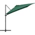 Slunečník Konzolový slunečník s LED světly ocelová tyč 46993 250 x 250 cm zelený