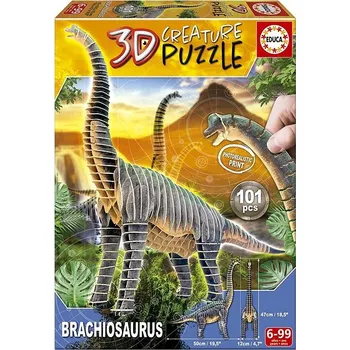 Puzzle EDUCA 3D puzzle Brachiosaurus 101 dílků
