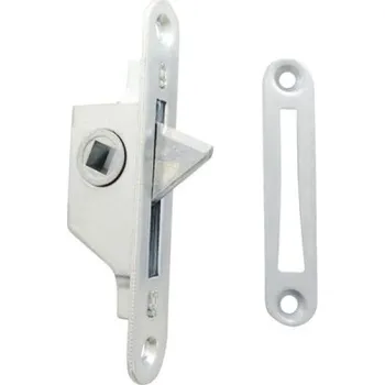 Okenní klika KOMAS Jazýček okenní s protiplechem, bílý zinek