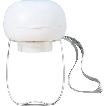 Miska pro psa Praktická cestovní láhev s mističkou na vodu pro domácí mazlíčky (objem 300 ml) Barva: Bílá