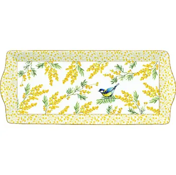 Talíř Easy Life, Itálie Easy Life - Porcelánový servírovací talíř Mimosa - 35×15 cm Barva: jako na obrázku