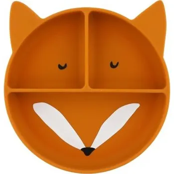 Trixie Dětský silikonový talíř s přísavkou - Mr. Fox