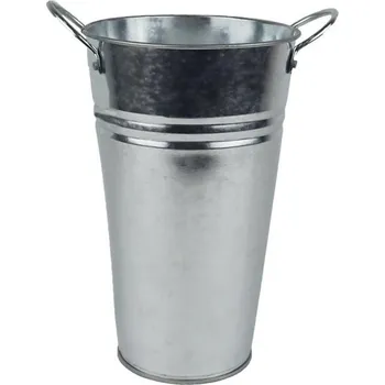 Obal na květináč Obal plechový K3040/1 - dia 13 × 21/22,5 cm