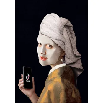 Plakát Plakát, Obraz - Girl with TikTok, Artem Pozdniakov